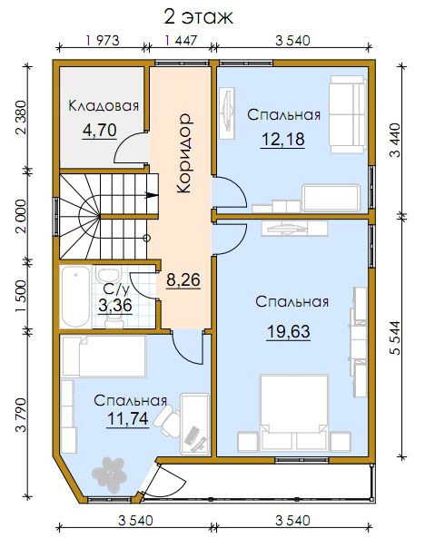 Проект дома в 126