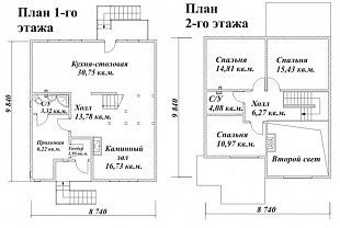 План дома из СИП панелей фото 1