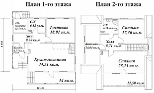 План дома из СИП панелей фото 1