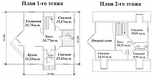 План дома из СИП панелей фото 1