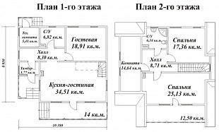 План дома из СИП панелей фото 1