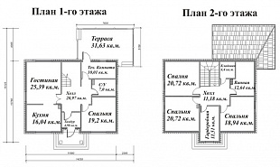 План дома из СИП панелей фото 1