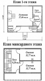 План дома из СИП панелей фото 1