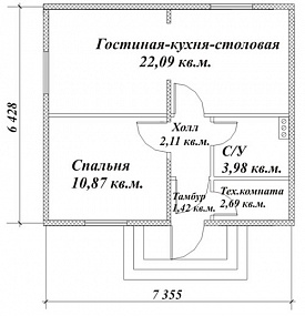 План дома из СИП панелей фото 1