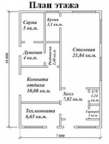 План дома из СИП панелей фото 1