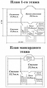 План дома из СИП панелей фото 1