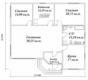 План дома из СИП панелей фото 1