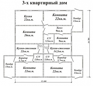 План дома из СИП панелей фото 1